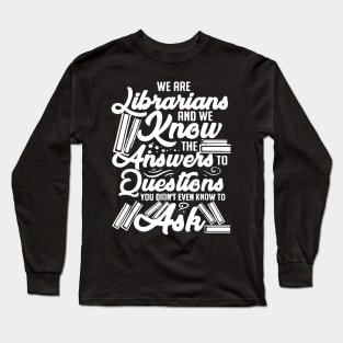 librarian minded Long Sleeve T-Shirt